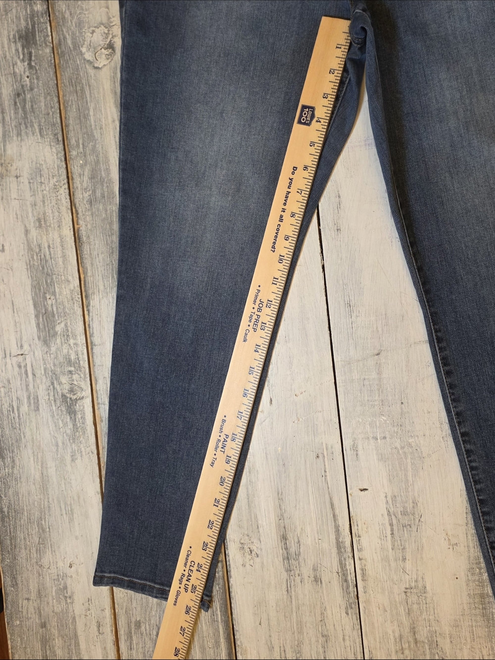 Code Bleu Women's Medium Blue High-Rise SOHO Skinny Jeans sz 16 Petit - Picture 6 of 6
